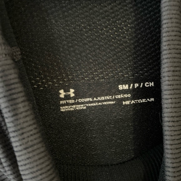Under Armour Women’s Heatgear Fitted Long Sleeve Grey Size S - Picture 2 of 3